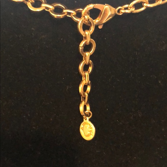 C Wonder Red Orange Stone Statement Necklace - Picture 3 of 3